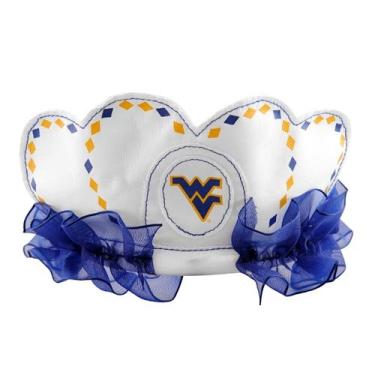 Imagem de Bleacher Creatures NCAA West Virginia Mountaineers Princess Tiara azul marinho