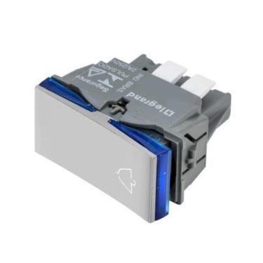 Imagem de Pulsador de campainha 250v b. automatico 1m cinza 611012cz pial plus +