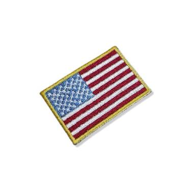 Imagem de BP0055-011 Bandeira USA Patch Bordado 5,7x3,8cm - BR44