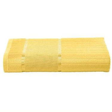 Imagem de Toalha Velour Bella Pra Bordar Lavabo cor Amarela - BUETTNER