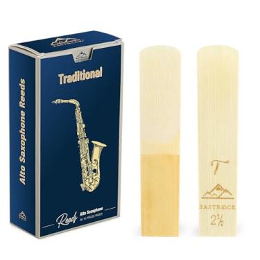 Imagem de EASTROCK Palhetas de saxofone alto tradicionais 2.0/2.5/3.0 profissionais para saxofone para saxofone iniciante e força saxofonista, pacote com 2,5 a 10