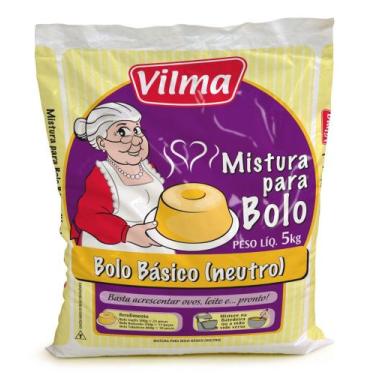 Imagem de Mistura Para Bolo Vilma 5kg - Escolha Seu Sabor, Básico(neutro)