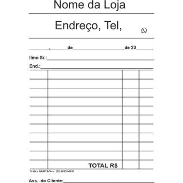 Imagem de Kit 50 Unidades Bloco de Notas - GRÁFICA NARFS
