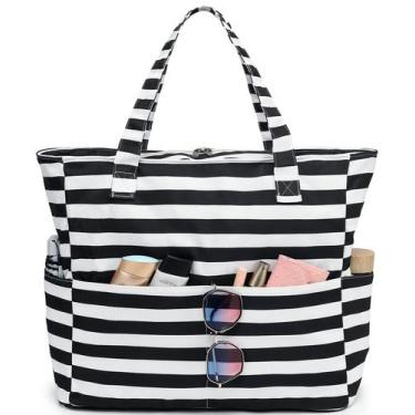 Imagem de Bolsa de Praia Impermeável LEDAOU - À Prova de Areia com Bolso para Mo