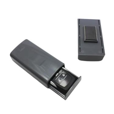 Imagem de SAFESuporte magnético para chaves ocultar uma caixa de chave sobressalente bloqueio de emergência armazenamento chave secreta cofre sob o carro casa fábrica escritório ao ar livre grande (1, cinza)