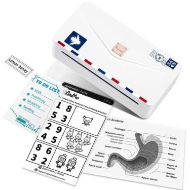 Imagem de Impressora Térmica Portátil Phomemo M04AS Bluetooth - 4 Polegadas