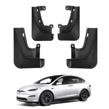 Imagem de Protetores de Respingo (Mud Flaps) BASENOR para Tesla Model X (2022-20