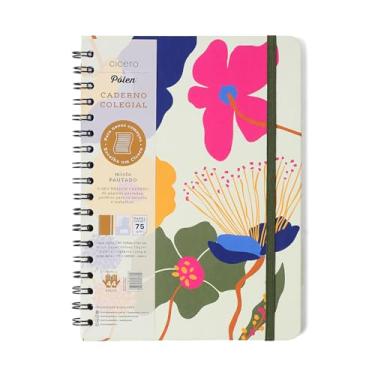 Imagem de Caderno Espiral Pólen Pautado 17X24 Aromas Off White 80 Fls, Cicero
