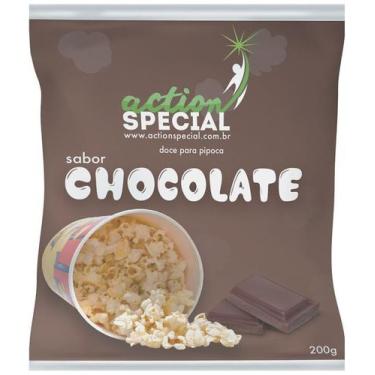 Imagem de Açúcar Special Saborizado p/ Pipoca Doce - Chocolate 200g - Popcorn Sh