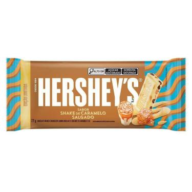 Imagem de Barra de Chocolate Branco com Biscoito Hershey's Shake de Caramelo Salgado 77g
