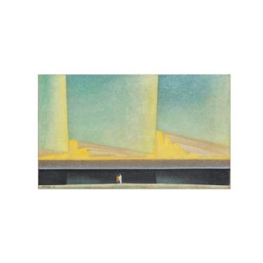 Imagem de Lyonl Feininge Famosa Impressão em Tela - Imagens para Sala de Estar - Pintura de Arte de Parede Moderna - Nuvens sobre o Mar I-Reprodução 30x50cm12x20in Sem Moldura