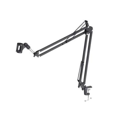 Imagem de Suporte Para Microfone Maono Articulado 4 Posições 3/8 / 5/8  Preto  - BA20