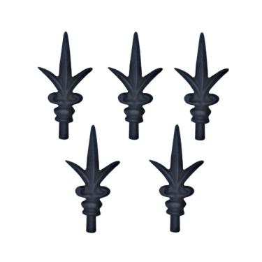Imagem de Kit 5 Ponteiras Ponta De Lança Ferro N12 Grade Portão Muro