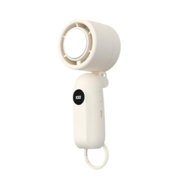Imagem de Ｂｅｓｇａ Ventilador Portátil de Mão para Pendurar No Pescoço, Multiuso, Fácil de Transportar, Ventilador Elétrico Pessoal, Ventiladores de Mesa para Caminhadas, Branco, Tamanho real