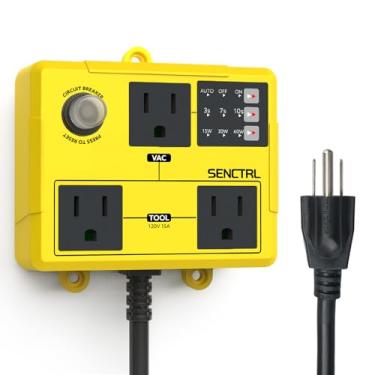 Imagem de senctrl Interruptor De Vácuo Automático Para Ferramentas Elétricas Para Ligar E Desligar Coletores De Pó Automaticamente, Para Acessórios De Serra De Esquadria Para Marcenaria Automatizada, Atraso D