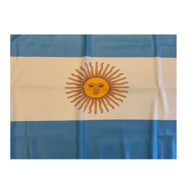 Imagem de Bandeira Vários Países 1 face 71 x 1,28 100% Poliéster Nações (Argentina, 71 x 1,28)