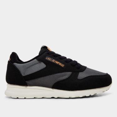 Imagem de Tênis Olympikus Jogging 101 SE Masculino, Preto, Chumbo, 38