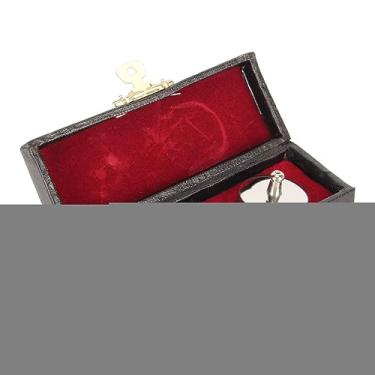 Imagem de Modelo de clarinete em miniatura Craftismo requintado Réplica Display Display Decoração Entusiasta da música ABS PLÁSTICA 3.15in