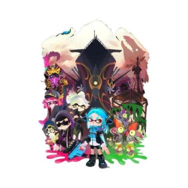 Imagem de Pôster De Arte Anime Splatoon 3 Impressão Em Canvas Decoração De Pared