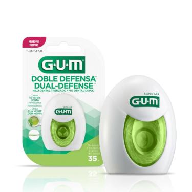 Imagem de Fio Dental Gum Duplo Dual Defense 35m