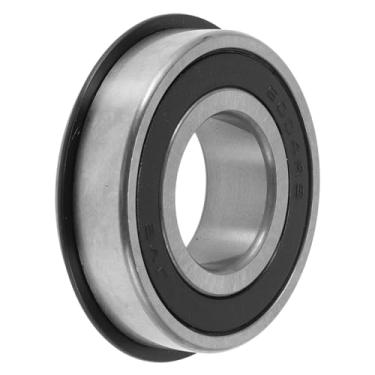 Imagem de A ABSOPRO 6004NR2RS Rolamentos rígidos de esferas 20 x 42 x 12 mm P4 rolamentos lubrificados com vedação dupla de borracha 1 peça de carro scooter skate roda universal prateado preto