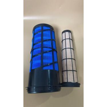 Imagem de Kit de filtro de ar interno AF4214 KPCE026 4378148M1 3197538 AT396133 externo KPCE029 4378149M1 2400031S01 3197539 compatível com JOHN DEERE 5055E 5055E 5055E 060E 5 065E, MASSEY FERGUSON 5608 5609