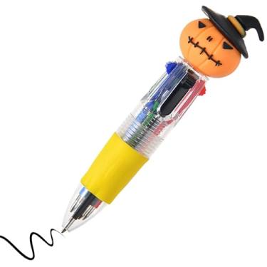 Imagem de Canetas multicoloridas, lindas canetas de Halloween de 4 cores – acessórios de estudo, escrita suave, artigos de papelaria para estudantes, sala de aula, festa, escola, meninas, diário