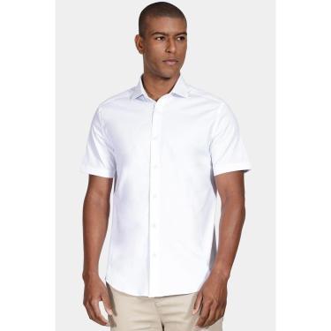 Imagem de Camisa Aramis Slim Tricoline Stretch Branco-Masculino