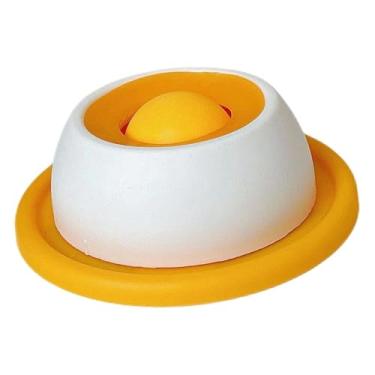 Imagem de Generic Alimentador lento para animais de estimação, brinquedo interativo para gatos, a mordidas, comedouro para cães, dispensador de petiscos, Amarelo para Gato