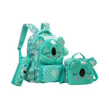 Imagem de Conjunto De Mochila E Lancheira Para Meninas Com 3 Peças, Mochila Infa