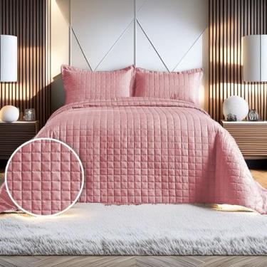 Imagem de Kit Cobre Leito Dupla Face Micro Percal 400 Fios Casal Com Porta Trave