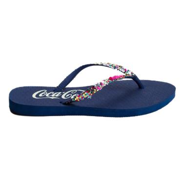 Imagem de Chinelo Coca Cola Aloha Feminino Marinho - 36-Feminino