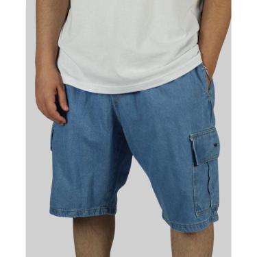 Imagem de Bermuda DR7 Street Jeans Cargo Seven - Azul-Unissex