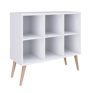 Imagem de Cômoda Retrô Com Nichos Tiffany 100% Mdf - WoodCore