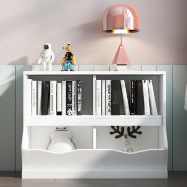 Imagem de Organizador Infantil Ariela 100% Mdf (brinquedos Livros) - WoodCore