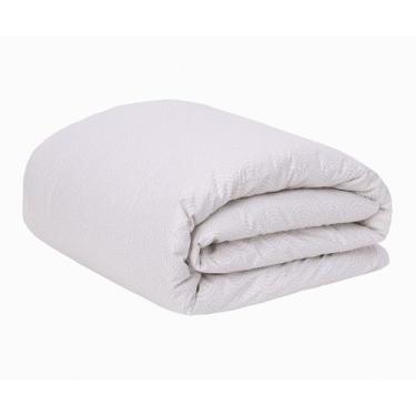 Imagem de Duvet Grani Cinza 200 Fios Solteiro - Westwing Collection, Cinza