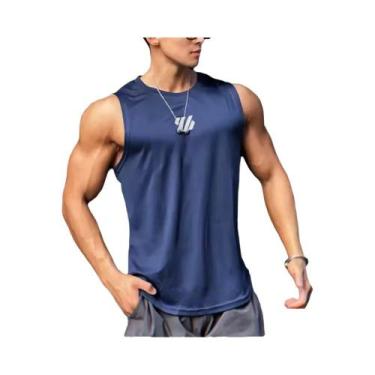 Imagem de Camiseta Sem Mangas Em Malha Para Homens, Top De Alta Qualidade Para B