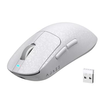 Imagem de Ajazz Mouse para jogos AJ199 de fibra de carbono ultraleve 55 g branco