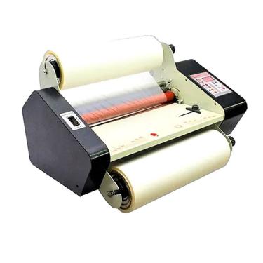 Imagem de Termolaminadora Laminadora Plastificadora BOPP 360mm 220V TLP360MR com Sensor Digital e Controle de Velocidade MR