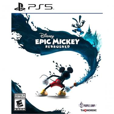 Imagem de Jogo THQ Nordic Epic Mickey Rebrushed Playstation 5 Jogabilidade Avançada com Novos Visuais e Habilidades Branco