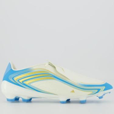 Imagem de Chuteira Adidas F50 Messi League FG Campo Off White, 37