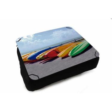 Imagem de Almofada Bandeja Para Notebook Laptop Canoas Coloridas - Deluzz
