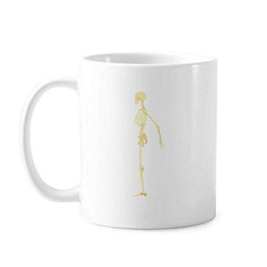 Imagem de Caneca com ilustração de osso do lado humano cerâmica cerâmica xícara de porcelana de café louça