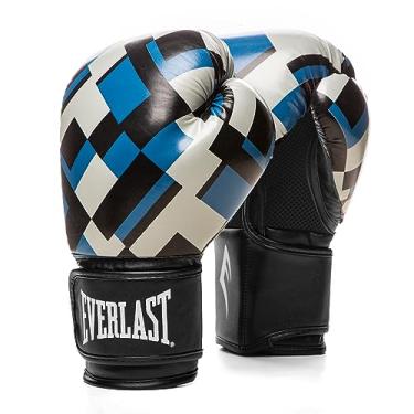 Imagem de Everlast Spark Boxing Training Gloves (14 oz | Blue Grid)