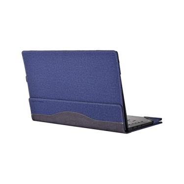 Imagem de XJchen Capa protetora para laptop Lenovo Yoga 7 9 2 em 1 14ILL10 14AKP10 14AHP9 14AHP9 14IAL7 14ARB7 14ARP8 14ARP8 14IAP7 14IRP8 IdeaPad Slim 3 5 ThinkBook 14 G8 Manga (azul)