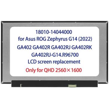 Imagem de Tela LCD de 35.6 cm de substituição para Asus ROG Zephyrus G14 (2022) GA402 GA402R GA402RJ GA402RK GA402RJ-G14.R96700 18010-14044000 LCD Screen LED Display Panel QHD 2560x1600 (120 Hz. Sem toque)