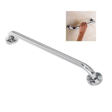 Imagem de Barra de Apoio Alça 80cm Inox Cadeirante Idoso Box Corredor Segurança 