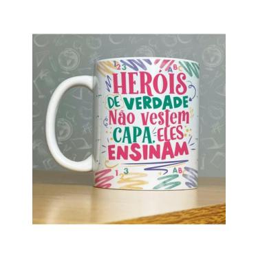 Imagem de Caneca personalizada de porcelana - Tema: Dia dos professores - 325ML 