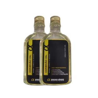 Imagem de Kit 2 Oleo Hidratante Barba Conexão Oil Macholandia 230ml - Macho Lând