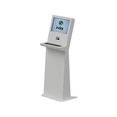 Imagem de Totem 19 polegadas touchscreen com impressora não fiscal e teclado tra